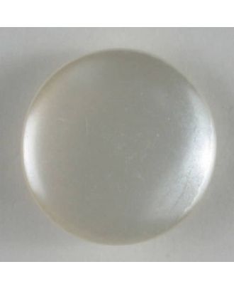 Kunststoffknopf schlicht - Größe: 13mm - Farbe: weiß - Art.Nr. 201075