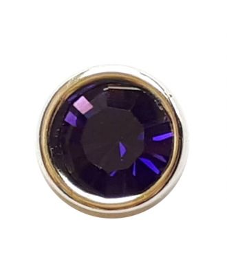 Rhinestonebutton with shank - Size: 8mm - Color: lilac - Art.No. 341278