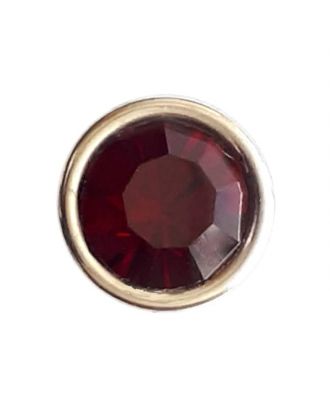 Rhinestonebutton with shank - Size: 8mm - Color: winered - Art.No. 341280