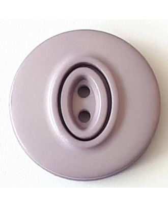 Polyamidknopf, Knopflöcher eingebettet in Oval  mit 2 Löchern - Größe: 30mm - Farbe: lila - Art.Nr. 388744