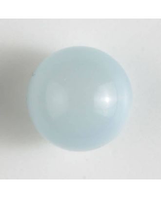 Polyester-Kugelknopf mit Öse - Größe: 10mm - Farbe: blau - Art.Nr. 191074