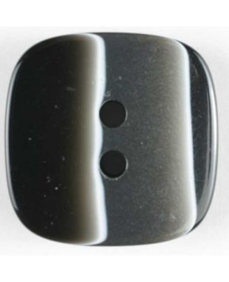 Kunststoffknopf mehrfach unterbrochen - Größe: 28mm - Farbe: schwarz - Art.Nr. 350136