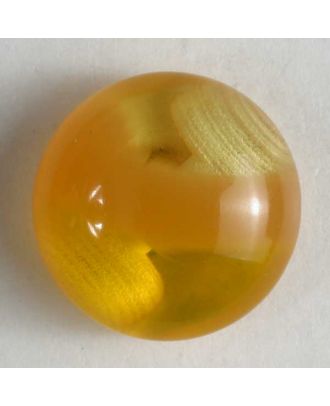 auffallender halbtransparenter Kugelknopf - Größe: 13mm - Farbe: gelb - Art.Nr. 221210