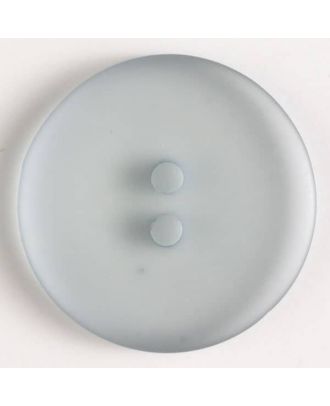 Polyesterknopf transparent - Größe: 19mm - Farbe: grau - Art.Nr. 281027