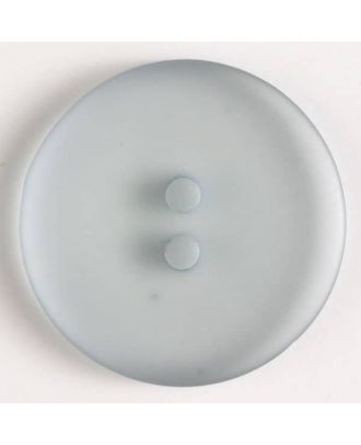 Polyesterknopf transparent - Größe: 23mm - Farbe: grau - Art.Nr. 330834