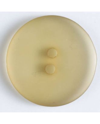 Polyesterknopf transparent - Größe: 19mm - Farbe: beige - Art.Nr. 281028