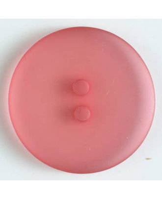 Polyesterknopf transparent - Größe: 19mm - Farbe: pink - Art.Nr. 281034