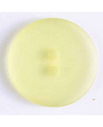 Polyesterknopf transparent - Größe: 19mm - Farbe: gelb - Art.Nr. 281036