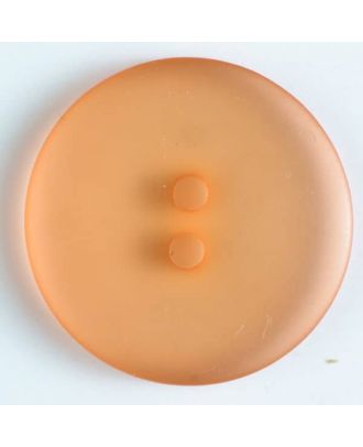 Polyesterknopf transparent - Größe: 23mm - Farbe: orange - Art.Nr. 330844