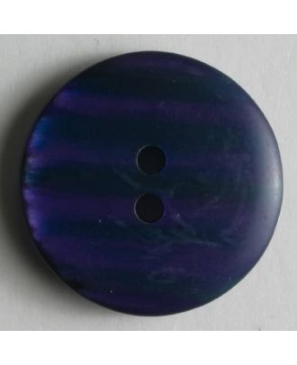 Kunststoffknopf mit dezenten Streifen -  Größe: 14mm - Farbe: lila - Art.Nr. 201148