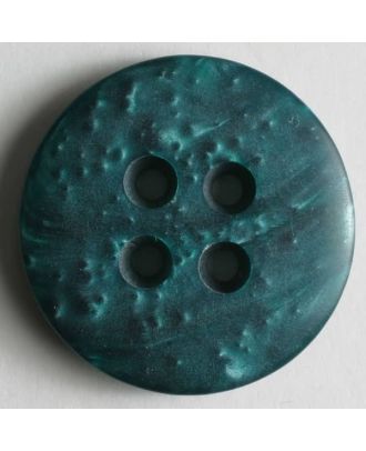 Kunststoffknopf mit unruhiger Oberfläche - Größe: 25mm - Farbe: grün - Art.Nr. 290130