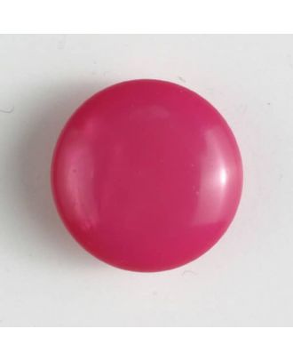 Kunststoffknopf rund, gewölbte Form mit Öse - Größe: 13mm - Farbe: pink - Art.Nr. 201441