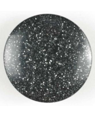 Kunststoffknopf gesprenkelt - Größe: 18mm - Farbe: schwarz - Art.Nr. 280545