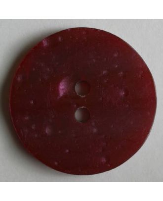 Kunststoffknopf Mondlandschaft - Größe: 15mm - Farbe: rot - Art.Nr. 231317