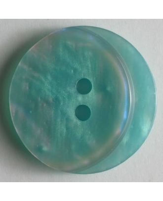 Kunststoffknopf mit schöner Marmorzeichnung - Größe: 23mm - Farbe: grün - Art.Nr. 300444