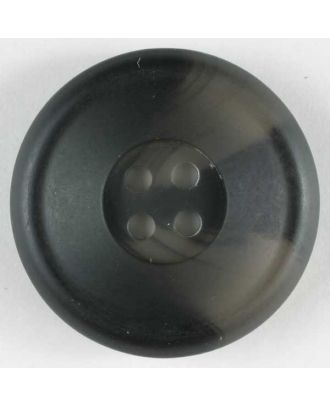 Kunststoffknopf mit wunderschöner Marmorierung -  Größe: 28mm - Farbe: grau - Art.Nr. 330346