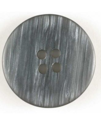 Kunststoffknopf mit schöner Struktur, 4 Loch -Größe: 18mm - Farbe: schwarz - Art.Nr. 251287