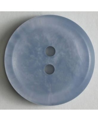 Kunststoffknopf marmoriert mit breitem Rand, 2 Loch - Größe: 15mm - Farbe: lila - Art.Nr. 231427