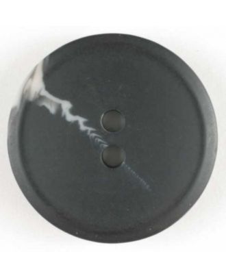 Kunststoffknopf mit Farbblitz -  Größe: 23mm - Farbe: schwarz - Art.Nr. 300698