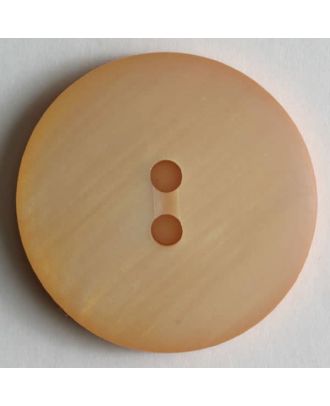 Kunststoffknopf mit zarten Streifen, 2 Loch - Größe: 15mm - Farbe: orange - Art.Nr. 231492