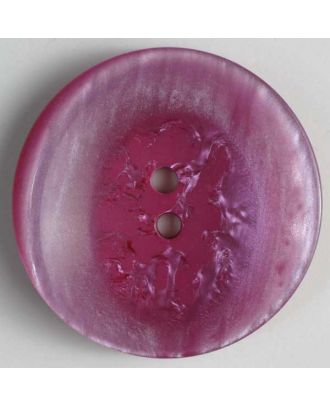 Kunststoffknopf mit interessantem Farbverlauf - Größe: 20mm - Farbe: pink - Art.Nr. 270578