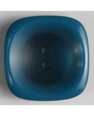 Kunststoffknopf quadratisch mit fließendem Rand - Größe: 25mm - Farbe: grün - Art.Nr. 360400