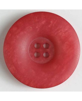 4-loch Kunststoffknopf marmoriert mit runder Vertiefung - Größe: 25mm - Farbe: pink - Art.Nr. 370361