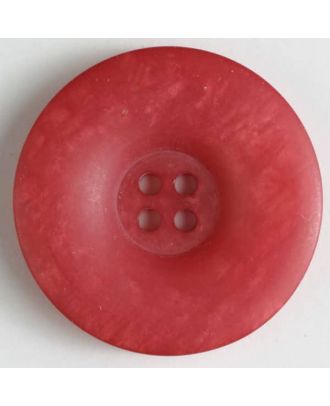 4-loch Kunststoffknopf marmoriert mit runder Vertiefung - Größe: 25mm - Farbe: pink - Art.Nr. 370361