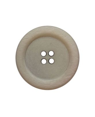 Polyesterknopf, rund, matte Oberfläche, 4 Löcher - Größe:  28mm - Farbe: braun - ArtNr.: 385100