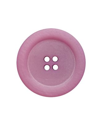 Polyesterknopf, rund, matte Oberfläche, 4 Löcher - Größe:  28mm - Farbe: lila - ArtNr.: 385102