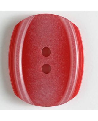 2-loch Kunststoffknopf wie angepudert  - Größe: 23mm - Farbe: rot - Art.Nr. 340925