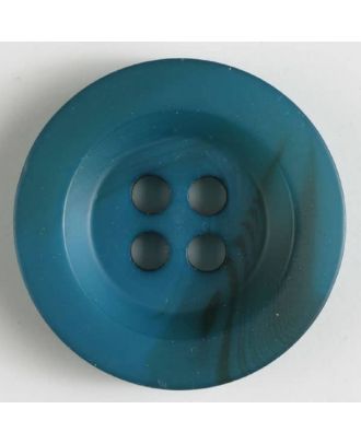 polyester button 4 holes - Size: 34mm - Color: blue - Art.No. 400209