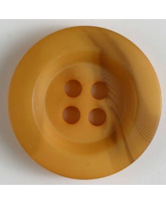 polyester button 4 holes - Size: 34mm - Color: orange - Art.No. 400214