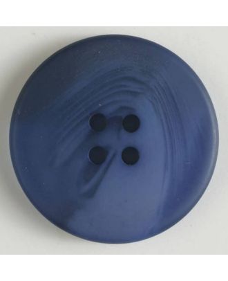 polyester button with 4 holes - Size: 19mm - Color: blue - Art.No. 330812