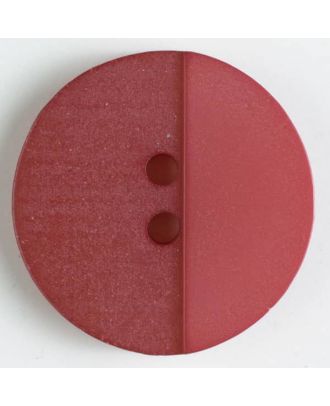 Polyesterknopf mit Löchern - Größe: 23mm - Farbe: pink - Art.Nr. 341087