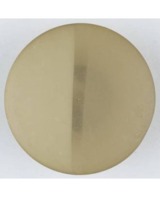 Polyesterknopf, von einem Wall durchzogen, rund, Öse - Größe: 18mm - Farbe: beige - Art.Nr. 315732