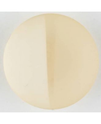 Polyesterknopf, von einem Wall durchzogen, rund, Öse - Größe: 23mm - Farbe: beige - Art.Nr. 345731