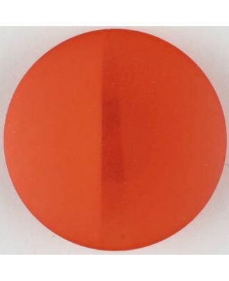 Polyesterknopf, von einem Wall durchzogen, rund, Öse - Größe: 23mm - Farbe: rot - Art.Nr. 345737