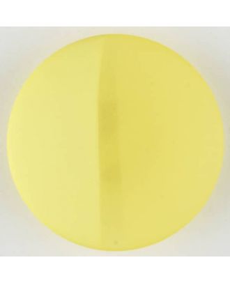 Polyesterknopf, von einem Wall durchzogen, rund, Öse - Größe: 28mm - Farbe: gelb - Art.Nr. 385724