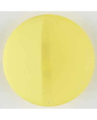 polyester button, round, with shank - Size: 28mm - Color: yellow - Art.No. 385724