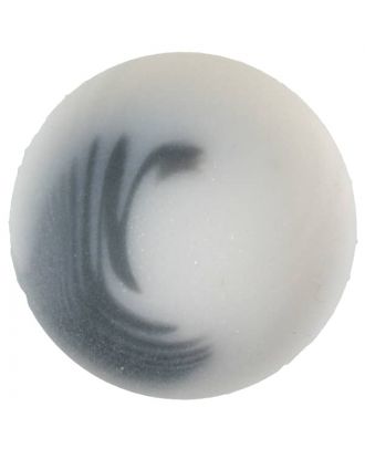 polyester button with shank - Size: 25mm - Color: white - Art.No. 370778