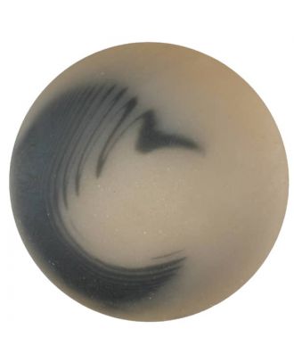 Polyesterknopf Marmoreffekt mit Öse - Größe: 25mm - Farbe: beige - Art.Nr. 377700