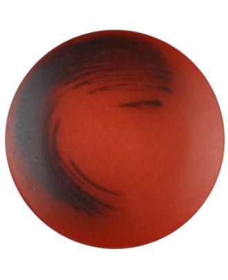 Polyesterknopf Marmoreffekt mit Öse - Größe: 20mm - Farbe: rot - Art.Nr. 337709