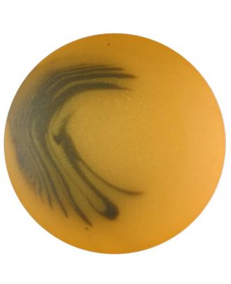Polyesterknopf Marmoreffekt mit Öse - Größe: 25mm - Farbe: gelb - Art.Nr. 377711
