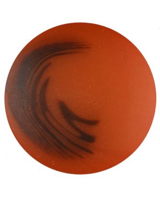 Polyesterknopf Marmoreffekt mit Öse - Größe: 30mm - Farbe: orange - Art.Nr. 387712