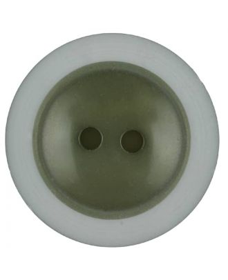 polyester button with 2 holes - Size: 23mm - Color: dark green - Art.No. 347707