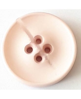 Polyesterknopf mit optischer Bruchstelle mit 4 Löchern - Größe: 20mm - Farbe: pink  - Art.Nr. 338708