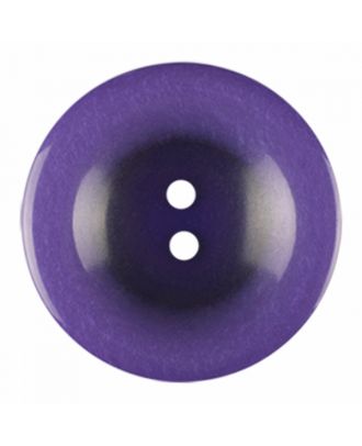 polyester button round shape with shiny surface and 2 holes - Size: 28mm - Color: purple - Art.-Nr.: 386829