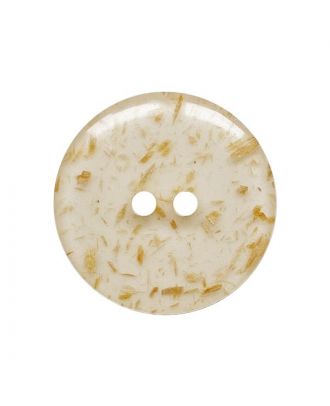 polyester button with 2 holes - Size: 18mm - Color: beige - Art.No.: 313004