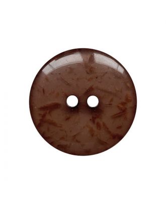 polyester button with 2 holes - Size: 18mm - Color: braun - Art.No.: 313005